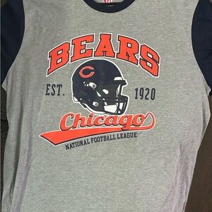 NFL Gray and Navy Logo T-Shirt